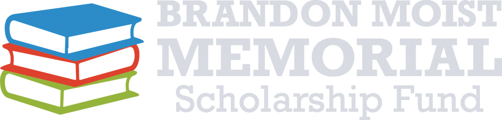 Brandon Moist Memorial Scholarship Logo White